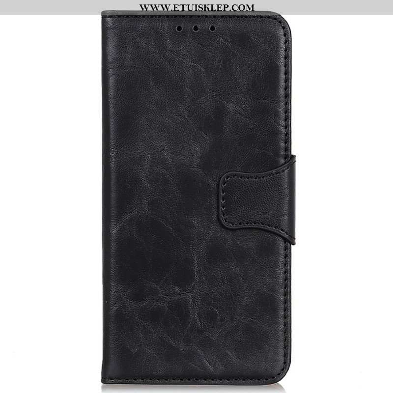 Etui Folio do Sony Xperia 5 IV Skórzane Zapięcie W Stylu Vintage